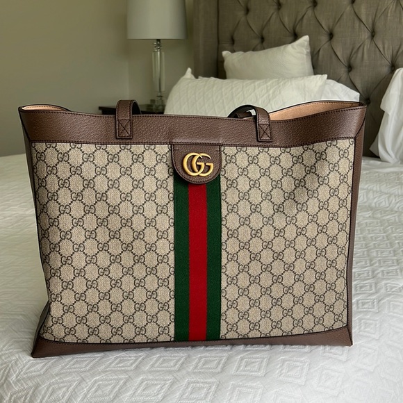 Large Gucci Ophidia Tote - Picture 1 of 10